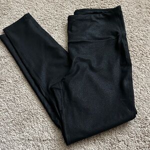Mono B Black Shiny Shimmer Leggings